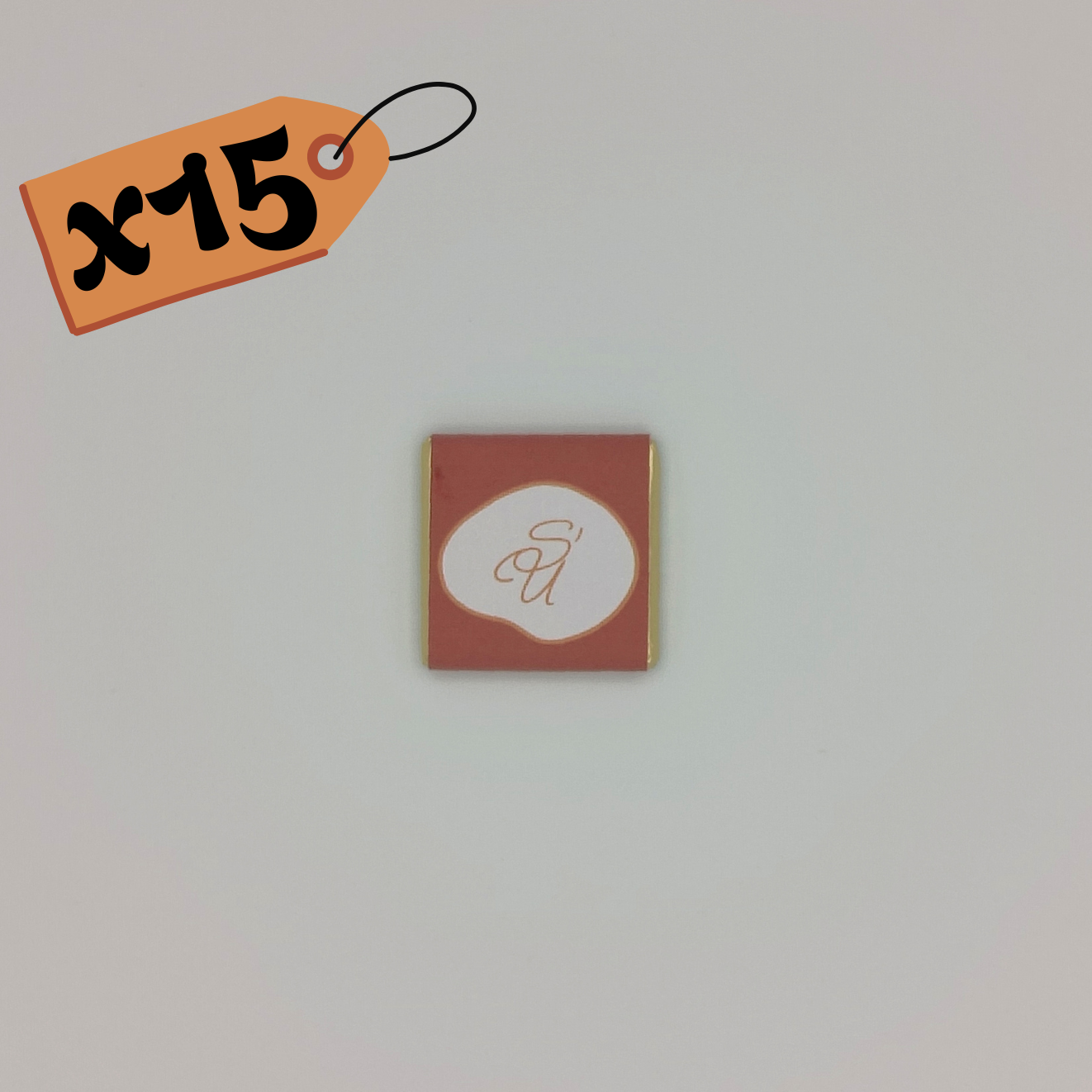 Carré chocolat individuel x15