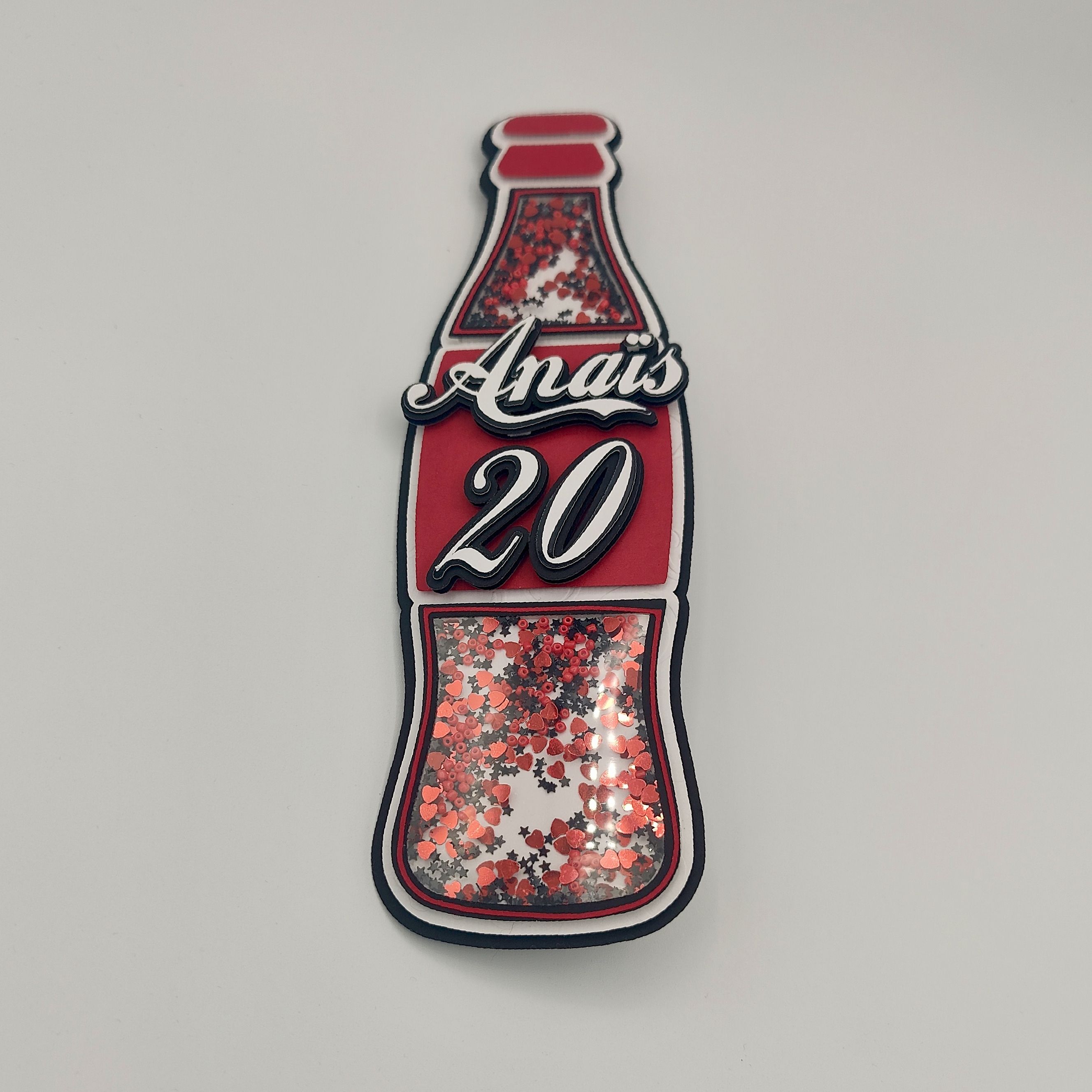 Carte 3D bouteille de soda